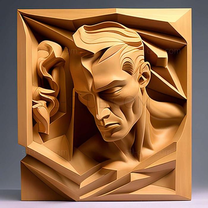 3D model Theodore Appleby 1923  1985 American artist (STL)